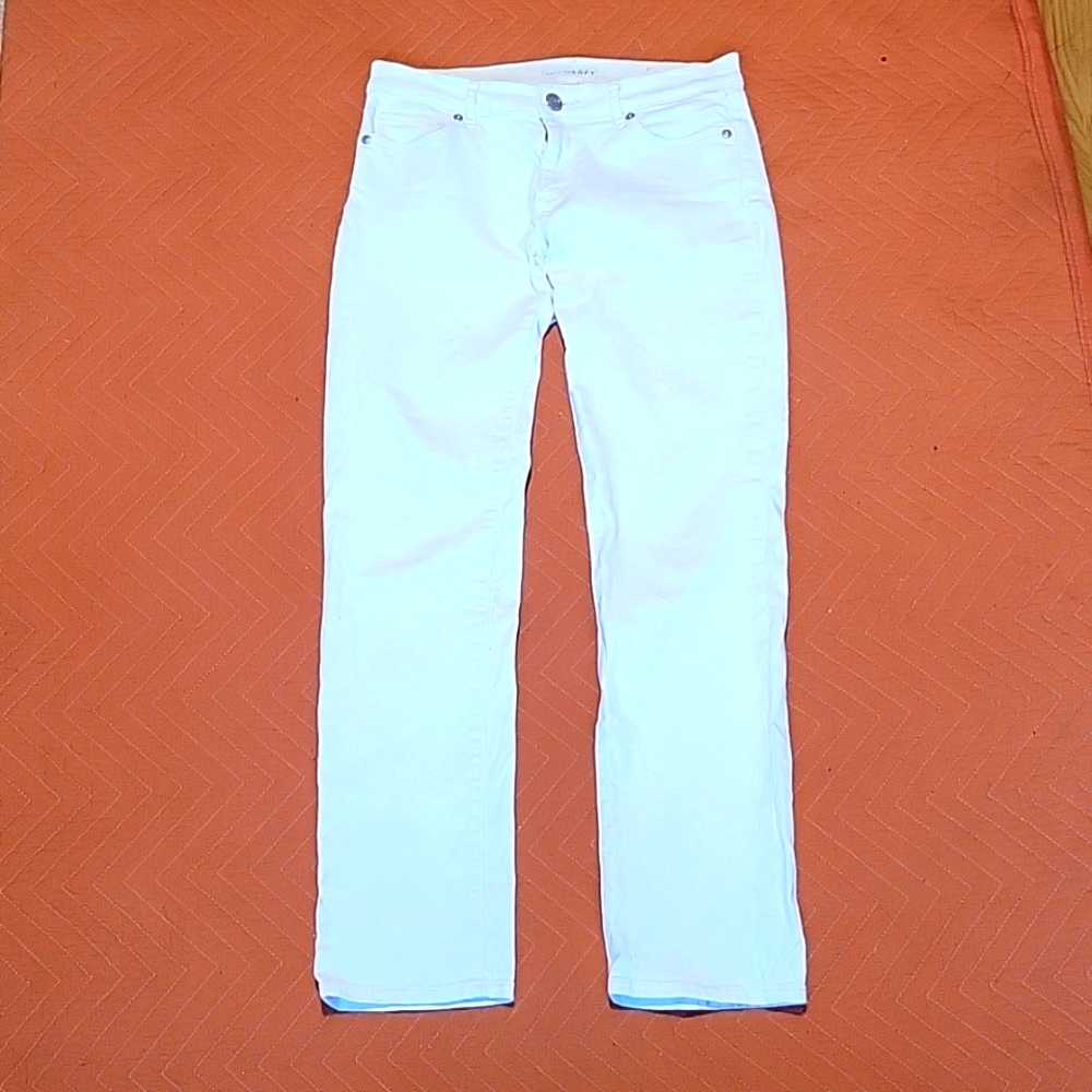 Ann Taylor Loft white jeans size 26